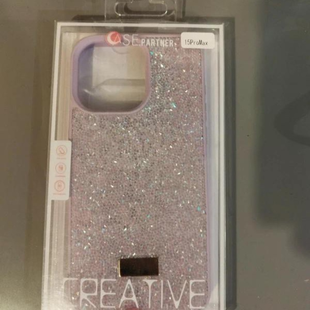 Silver Glitter Phone Case for iPhone